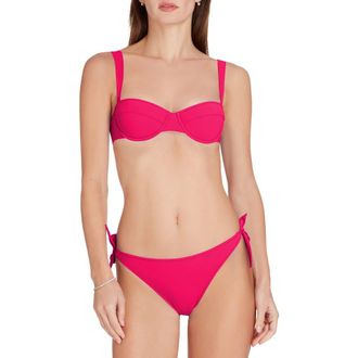 Valimare Athens Underwire Bikini Top in Fuscia at Nordstrom, Size Small It