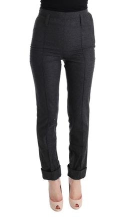 Ermanno Scervino Virgin Wool Skinny Casual Womens Pants