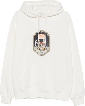 Dr&ocirc;le de Monsieur Graphic-print Drawstring Hoodie