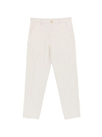 Dries Van Noten Tailored Minimalist Straight Leg Cotton Trousers