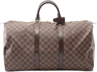 Louis Vuitton Borsa Keepall Boston 50 2007 - Marrone