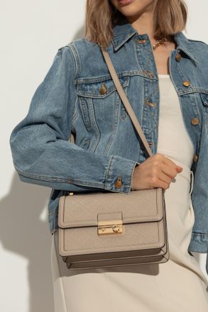 Tory Burch Shoulder Bag T-Monogram, Womens, Beige