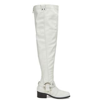 Moschino High Boots - female - Moschino - Over-the-Knee Boots - White - 4 UK - Shoes