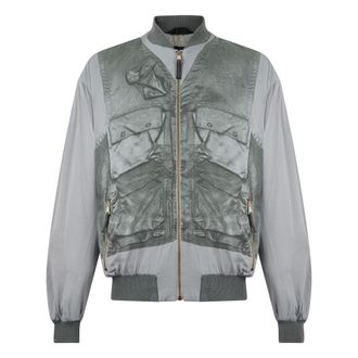 Diesel Bomber Jackets, male, Gray, Size: XL J-Corin Jacket