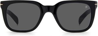 David Beckham Grey Square Mens Sunglasses DB 7047/S 02M2/IR 51