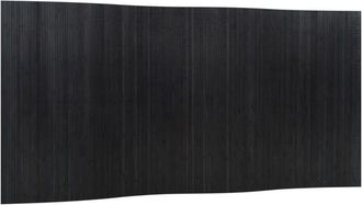 vidaXL Biombo divisor de bambú negro 165x400 cm vidaXL