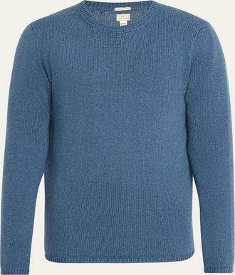 Massimo Alba Mens Cashmere Knit Crewneck Sweater