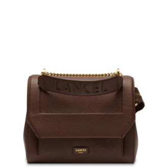 Lancel Ninon Handtas - Dames - Schoudertassen - Bruin - ONE Size - Leer - Tassen
