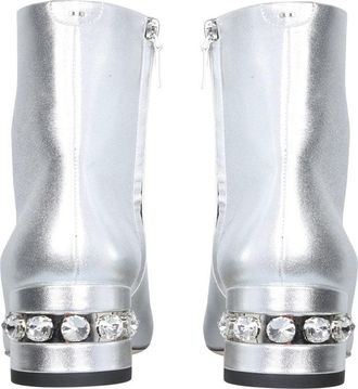 Nicholas Kirkwood Boots - Silver