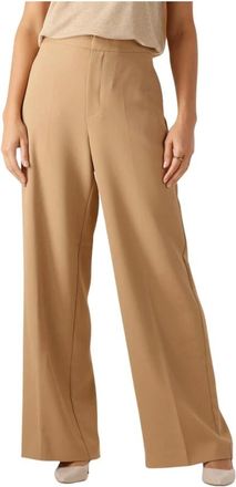 Mos Mosh MOS Mosh, Broeken, Dames, Bruin, L, Kameel Elegante Broek voor Vrouwen