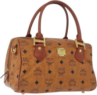 MCM Pre-owned Handtas - Dames - Vintage Handtas - Bruin - ONE Size - Leer - Vintage