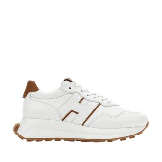 Hogan White H641 Leather Sneakers