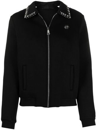 Philipp Plein Bomber con zip - Nero