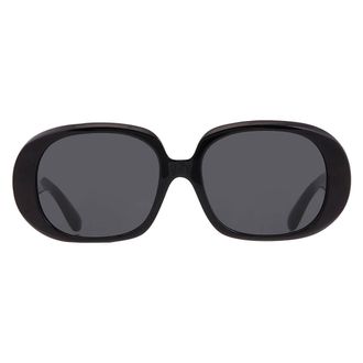 Dolce & Gabbana Dark Grey Oval Ladies Sunglasses DG4476 501/87 56