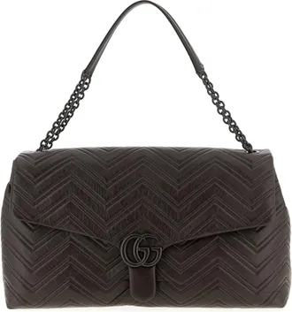 Gucci Gg Marmont Borse A Spalla E Tracolla Marrone-Donna