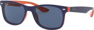 Ray-Ban Junior NEW Wayfarer Rj 9052S 178/80 - unisex - Zonnebrillen - Blauw - 48 MM - Accessoires