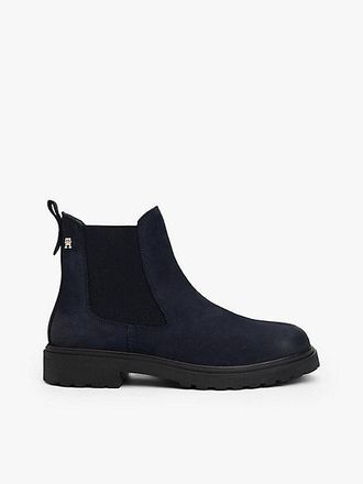 Tommy Hilfiger Leather Cleat Chelsea Boots