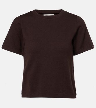 Extreme Cashmere Tina cotton and cashmere T-shirt