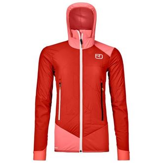 Ortovox Swisswool Col Becchei Hybrid Jacket Softshelljacke f&uuml;r Damen | rot