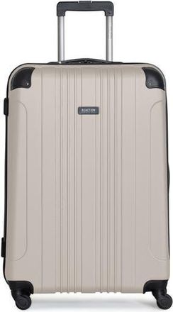Kenneth Cole Out of Bounds 28 Inch Checked Suitcase in Mushroom at Nordstrom Rack