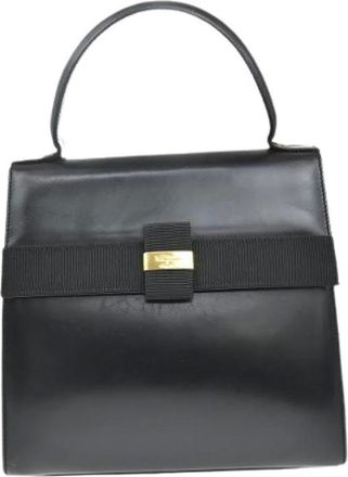 Ferragamo Pre-owned Handbags, female, Black, Size: ONE SIZE Pre-owned Handbag