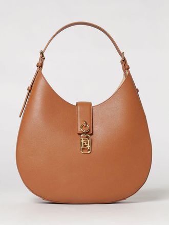 Elisabetta Franchi Borsa a spalla Hobo tonda con charm Elisabetta Franchi