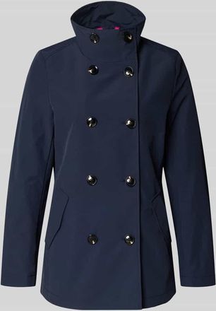 Christian Berg Regular Fit Jacke mit Stehkragen in Dunkelblau, Gr&ouml;&szlig;e 36