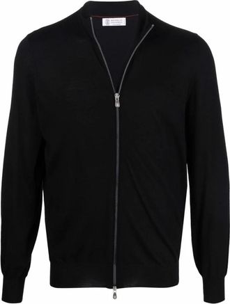 Brunello Cucinelli Heren, Truien, Zwart, Maat: L Wol