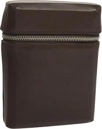Louis Vuitton Tweedehands leren Louis Vuitton tassen - Dames - Vintage Clutch - Bruin - ONE Size - Leer - Vintage