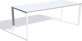 Ezpeleta Ezpeleta - Meet - Mesa De Jard&iacute;n 8 Plazas De Aluminio Lacado