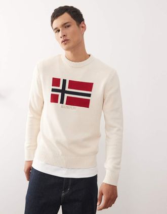 Napapijri Mura - Felpa beige-Neutro