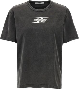 Alexander Wang T-Shirts - Dames - T-shirts - Grijs - XS - Katoen - Tops