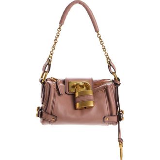 Chlo&eacute; Small Paddington Leather Shoulder Bag in Nougat at Nordstrom