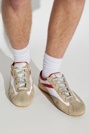 Alexander McQueen Boxe Sports Shoes, Mens, Beige