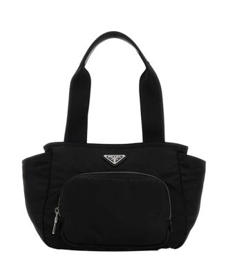 Prada Black Logo Small Tote