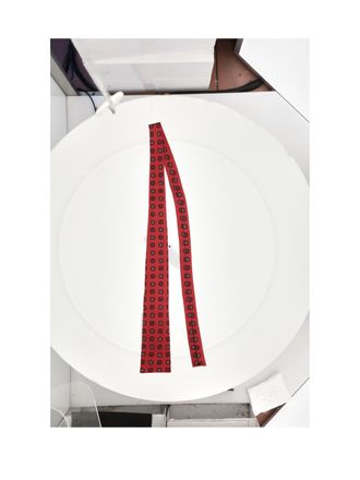 Celine Mens Tie Silk Red Ties & Bow