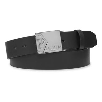 Philipp Plein Heren, Accessoires, Zwart, Maat: 90 CM Leer