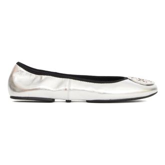 Tory Burch Schoenen, Dames, Grijs, 36 EU, Leer, Reva Ballerina