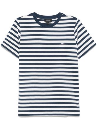 A.P.C. Tshirt Standard Apc Brode Raye