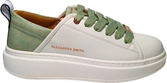 Alexander Smith Pelle Sneaker - Dames - Sneakers - Wit - 37 EU - Leer - Schoenen