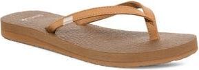 Sanuk Yoga Coral Flip Flop in Tan at Nordstrom Rack, Size 10