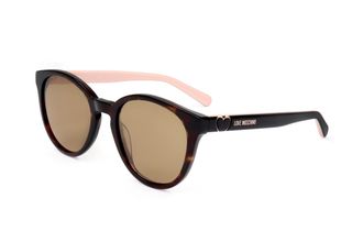 Moschino Womens 51mm Havana Sunglasses