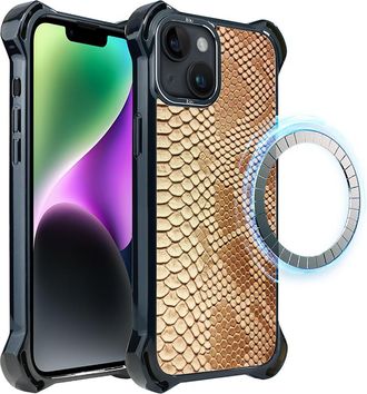 OEM Funda Ibizu Dropguard Ultra Para Iphone 14 Con Magsafe, Dise&ntilde;o call Of The Wild, Color Serpiente