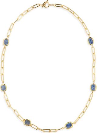 Karine Sultan Kyanite Station Necklace in Gold at Nordstrom