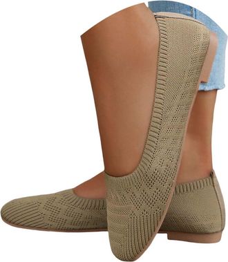 Generic Shoes Womens Without Laces, Flat Fashionable Trainers, Breathable Casual Shoes, Sports Wide Feet Slip On Sports Shoes, Loafers, Moccasins, Womens Shoe