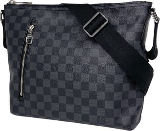 Louis Vuitton Black Damier Graphite Messenger Bag Shoulder Bag (Pre-Owned)