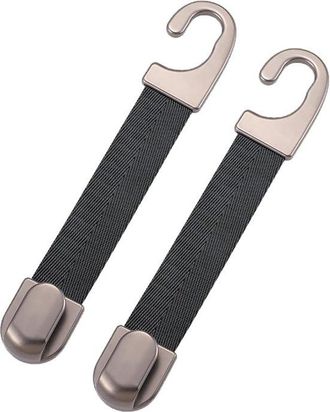 OEM Juego De 2 Ganchos Universales De Cuero Para Coche