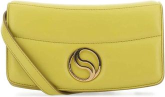 Stella McCartney S-Wave Crossbody Tas - Dames - Schoudertassen - Groen - ONE Size - Polyester - Tassen