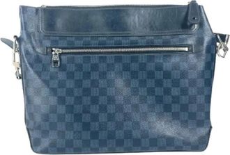 Louis Vuitton Pre-owned Damier Canvas Schoudertas - unisex - Vintage Schoudertas - Blauw - ONE Size - Vintage
