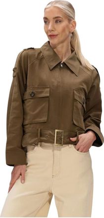 MY ESSENTIAL WARDROBE Jassen, Dames, Groen, S, Katoen, MWLyon Short Jacket